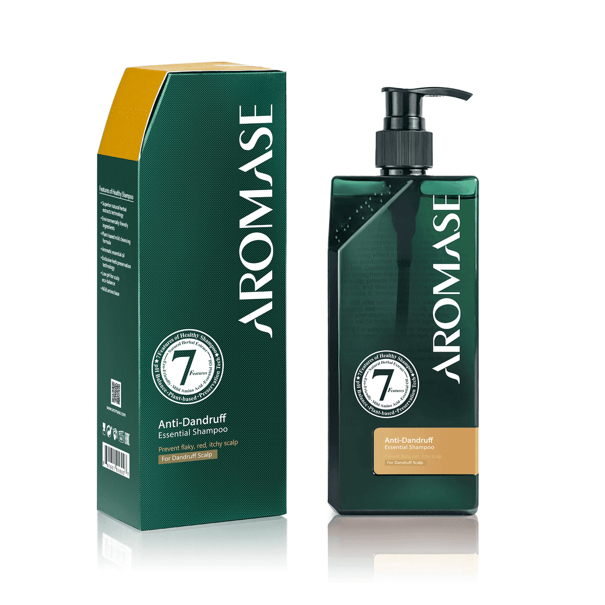 Aromase - Anti-Dandruff Shampoo ( til Dermatitis) - 400ml - frashhair.com