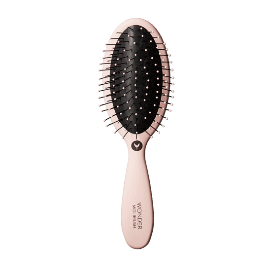 HH Simonsen - HH Simonsen Wet Brush Midi Dusty Rose Hårbørste - 17,5 cm - frashhair.com