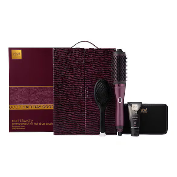 Ghd Duet Blowdry 2-in-1 Hair Dryer Brush Cherry Chic Limited Edition