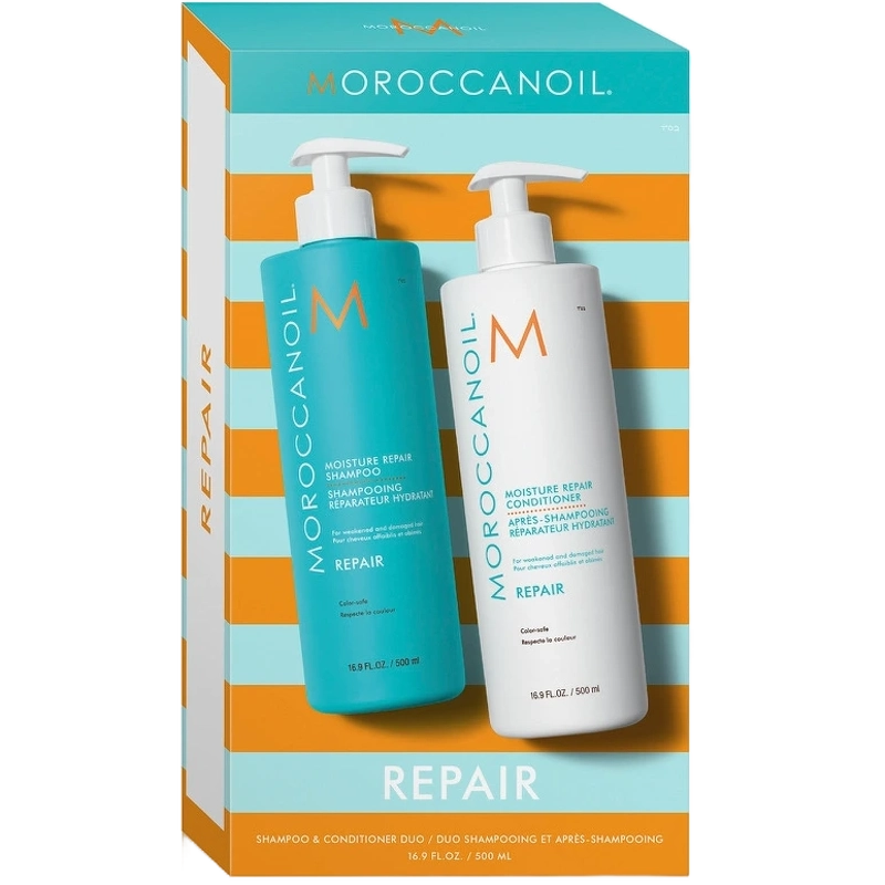 Moroccanoil Duo Box Moisture Repair Shampoo + Conditioner - 500ml