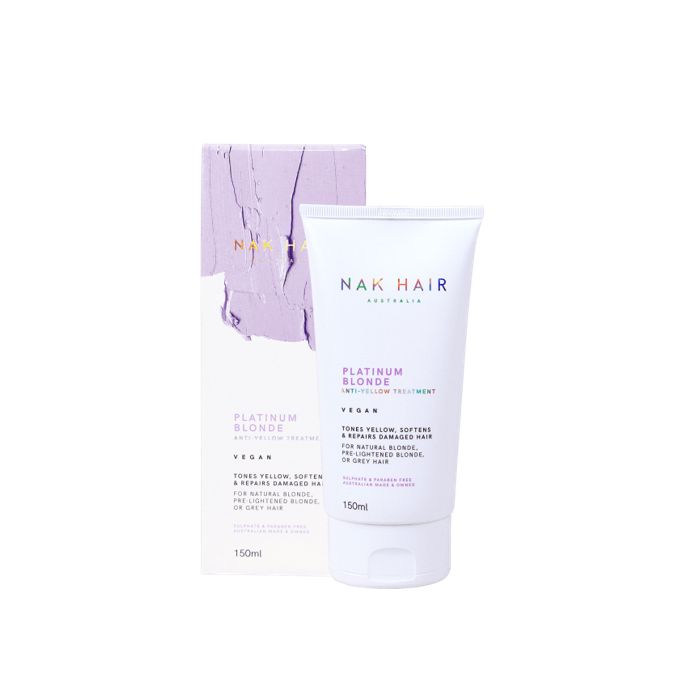 Nak Hair Australia Platinum Blonde Anti-Yellow Treatment- 150ml