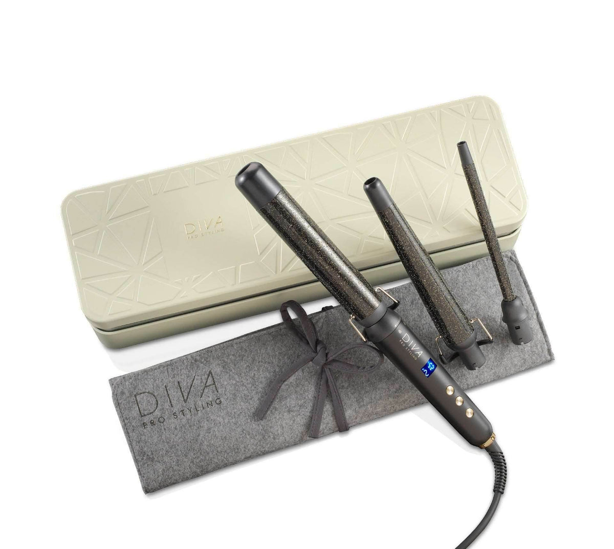 Diva Pro - Diva Pro Styling Precious Metals Gold Multi-Wand - frashhair.com