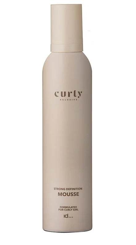 Id hair - Id Hair Curly Xclusive Strong Definition Mousse - 250ml - frashhair.com