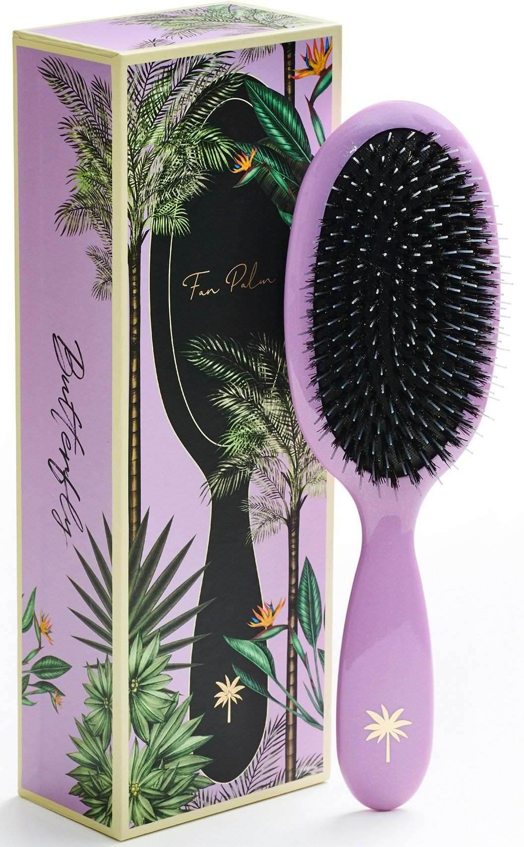 Fan palm - Fan Palm Hair Brush Butterfly - Medium - frashhair.com