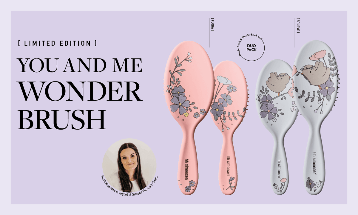 HH Simonsen - HH Simonsen You & Me Børsteset - Mor & Datter - 2 Varianter - frashhair.com
