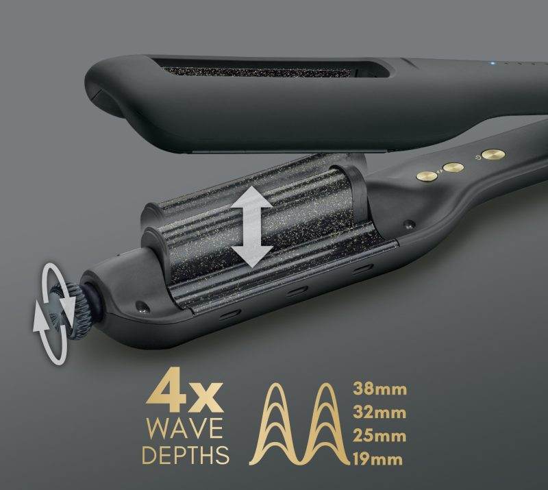 Diva Pro - Diva Pro Styling Precious Metal Gold Dust Multi-Waver & Curler - frashhair.com