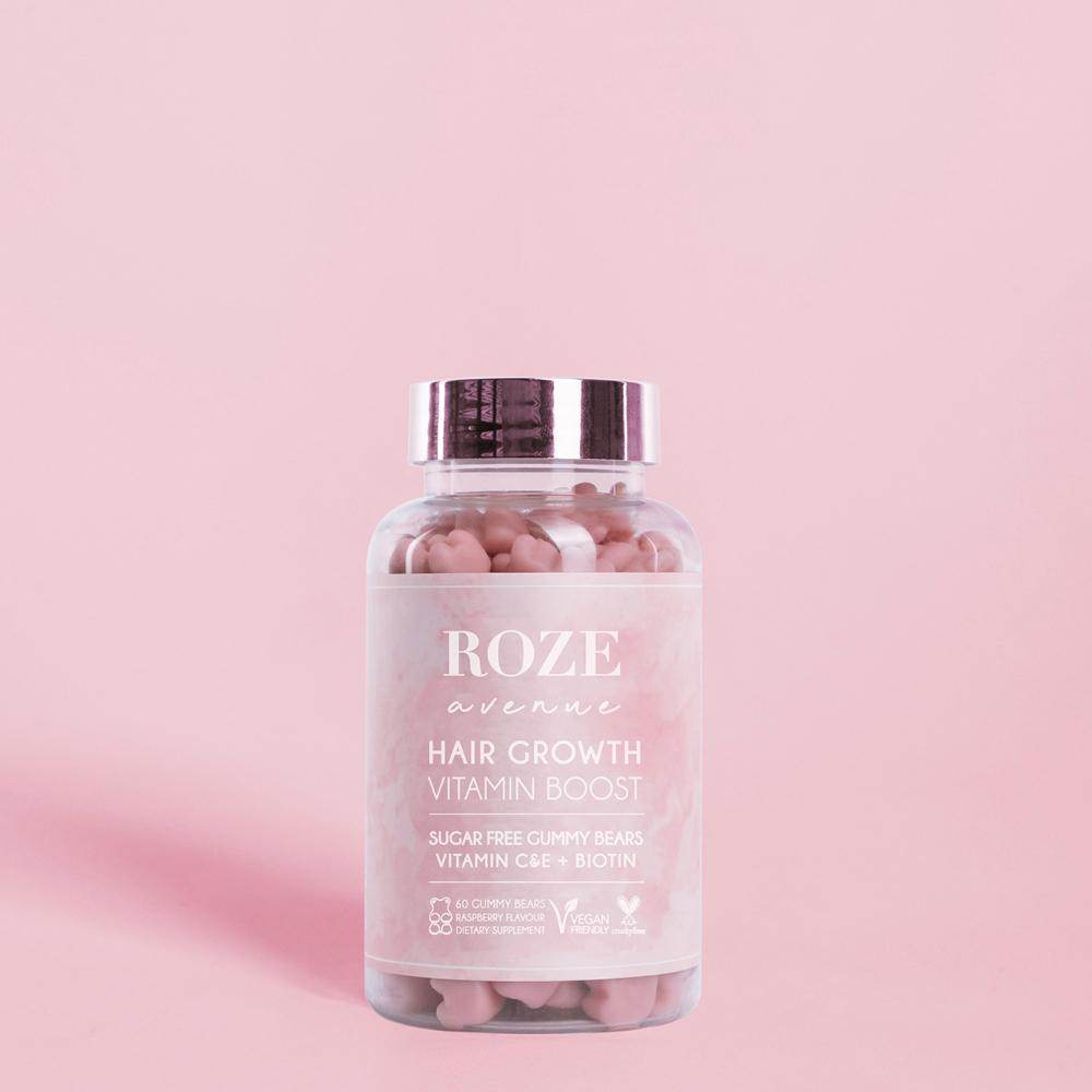 ROZE - Roze Luxury Hair Growth Gummy Bears - 60stk - frashhair.com