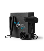 TravelSet - Rejsesæt med mini Hårtørre og Glattejern - frashhair.com